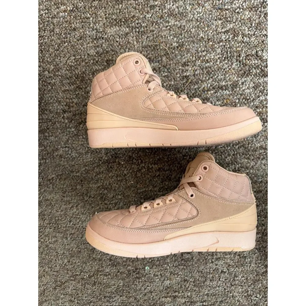Size 5.5 (GS) - Jordan 2 Retro x Just Don Mid Arctic Orange 2017 BB